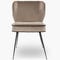 WAYNE Dining chairs Gold / Beige Stoff / Metall