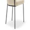 BARON Chaises de salle à manger Blanc Métal
