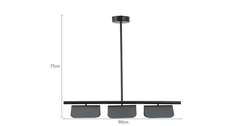 DEADSHOT Pendelleuchten & Deckenleuchten Schwarz Metall Dimensions