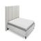 ESCAPE Cadres de lit Gris / Noir Tissu / Bois
