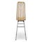 Gia Chaises de salle à manger Naturelle Métal