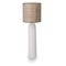 Agape Lampes de table Blanc / Beige Céramique / Raphia