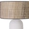 Agape Lampes de table Blanc / Beige Céramique / Raphia