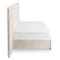 MR BIG Lits Beige Tissu / Bois