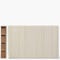 INFINITY Bettkopfteile Grau Stoff / Holz