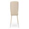 WAYNE Chaises de salle à manger Beige / Doré Tissu / Métal