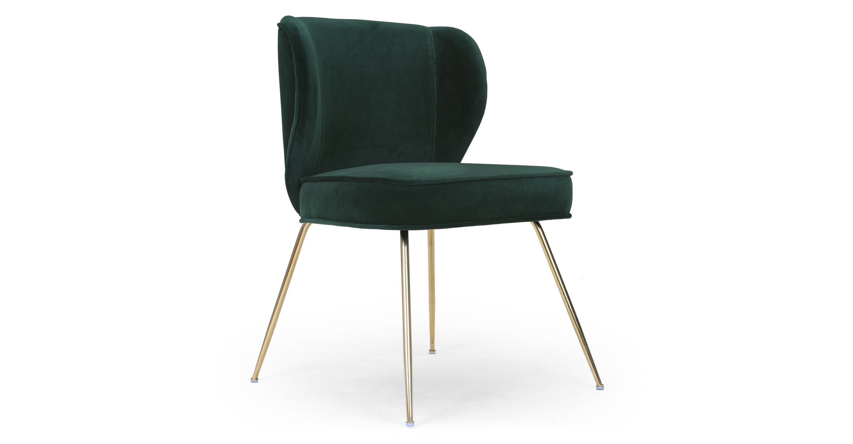 green and gold chair