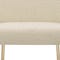 BANE Dining chairs White / Gold Fabric / Metal