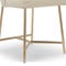BANE Dining chairs White / Gold Fabric / Metal