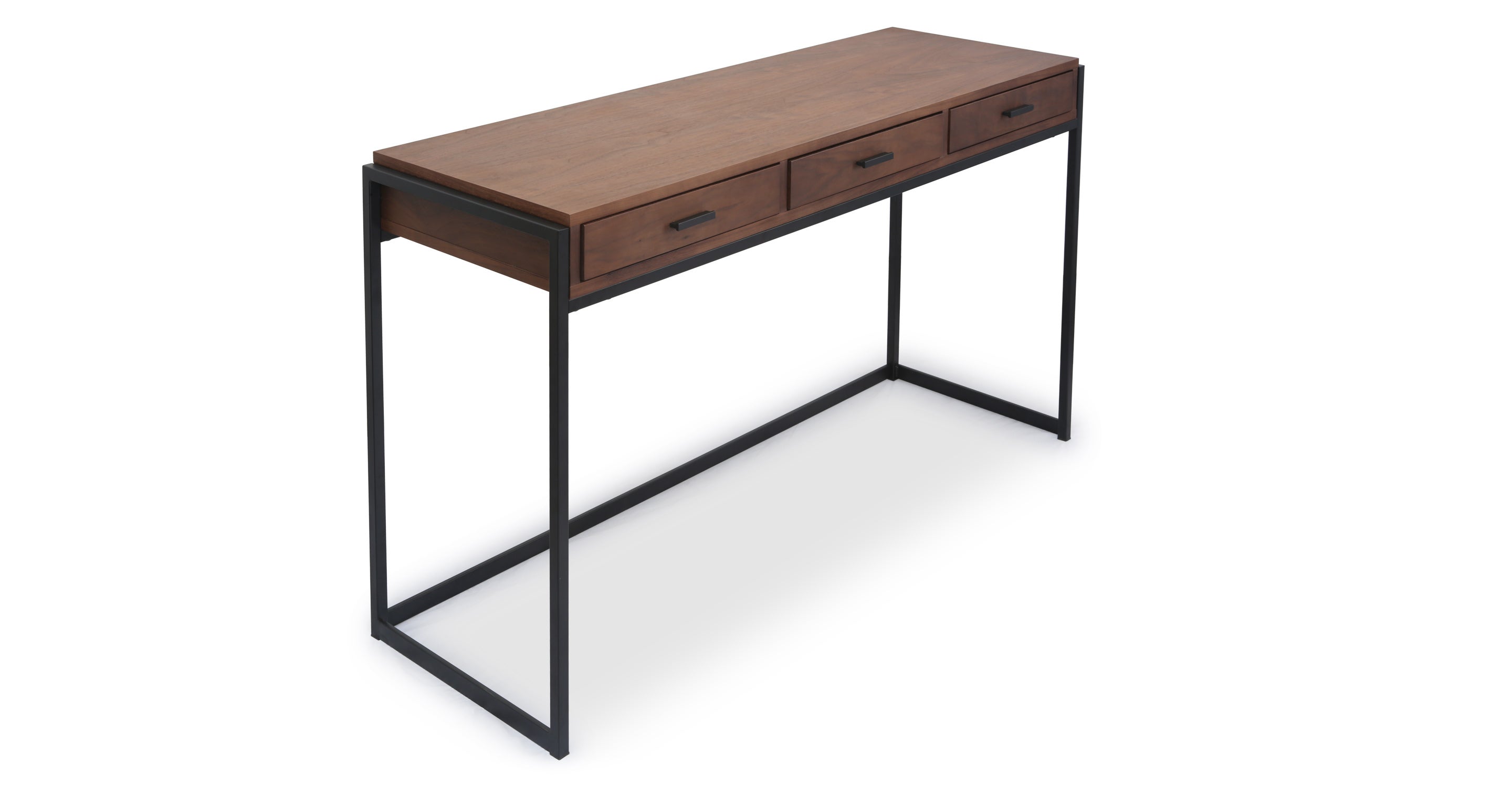Console - Bois de noyer & métal noir - NV GALLERY - BRUCE
