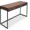 BRUCE Console Tables Brown / Gold Wood / Metal