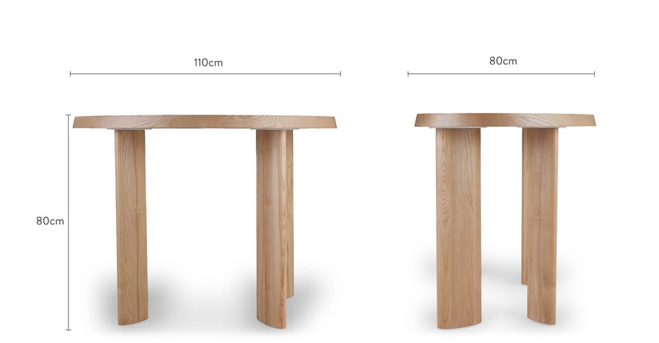 ANTONIO Schreibtische & Sekretäre Natürlich Holz Dimensions