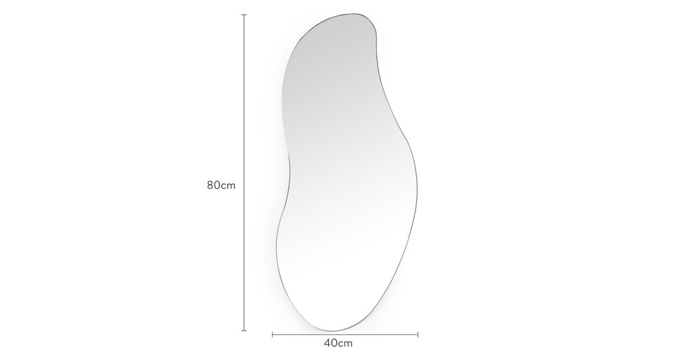 BERNIE Spiegel Glas Dimensions