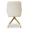 KINGSCROSS Office Chairs White / Gold Fabric / Metal
