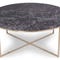GISELLE Coffee Tables Gray / Gold Marble / Metal