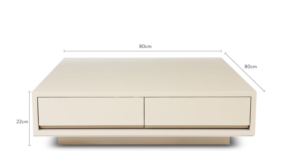 DYON Tables basses Beige Bois Dimensions