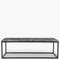SMOKE Tables basses Beige / Noir Travertin / Métal