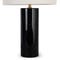 GAIA Lampes de table Blanc / Noir Marbre / Lin