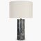GAIA Table lamps White grey Marble / Linen