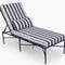 BEL AIR Garden Lounge Chairs White / Taupe Wtaerproof / Metal