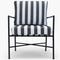 BEL AIR Garden Sofas & Armchairs White black Waterproof fabric / Metal