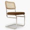 UBERTO Chaises de salle à manger Blanc / Argenté / Bois Bouclette / Métal / Bois
