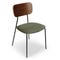EERO Dining chairs Brown / Green / Black Velvet / Wood / Metal