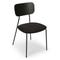 EERO Dining chairs Black Velvet / Wood / Metal