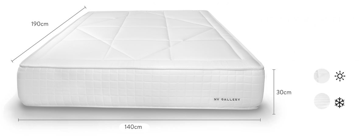 SILVER Matelas Blanc Matelas Dimensions