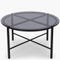 Vittorio Tables basses Noir Velours / Métal