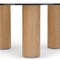 ANDREA Coffee Tables Natural Glass / Wood