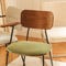 EERO Dining chairs Brown / Green / Black Velvet / Wood / Metal