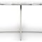 GISELLE Coffee Tables White / Silver Marble / Metal