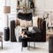 Agape Lampes de table Blanc / Beige Céramique / Raphia