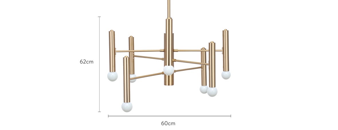EDMONDO Pendant lamps Walleye Metal Dimensions