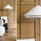 Akeno Floor lamps White / Natural White / Wood / Metal