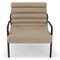 ALTO Armchairs Taupe / Black Fabric / Metal