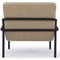 ALTO Armchairs Taupe / Black Fabric / Metal