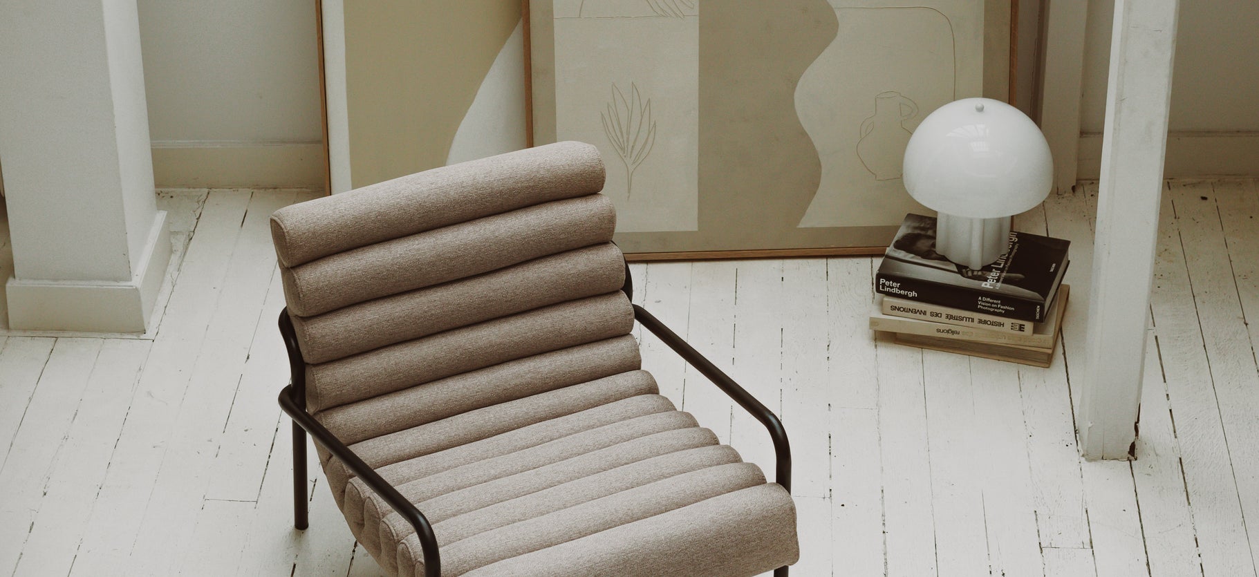 Inspiration ALTO Fauteuils Taupe / Noir Tissu / Métal
