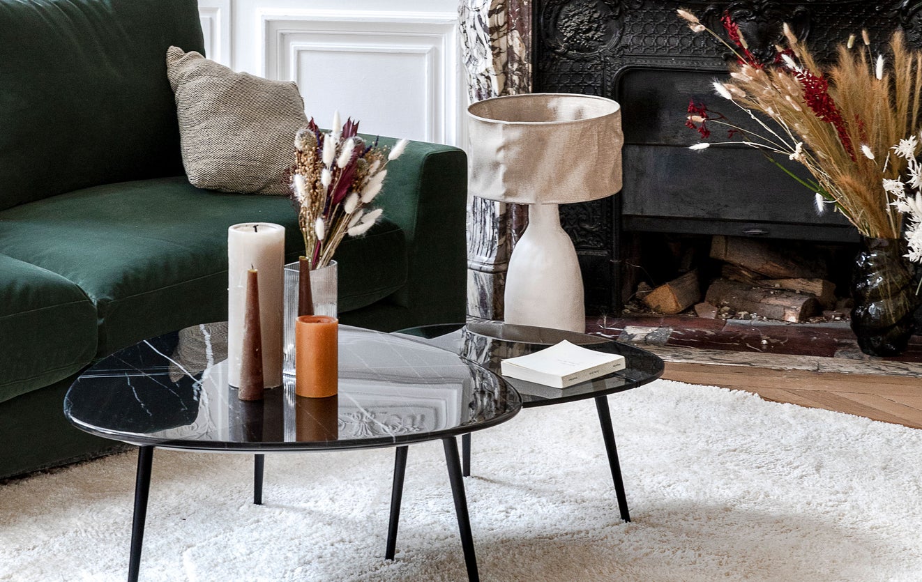 Inspiration SOLACE Coffee Tables Noir Glass