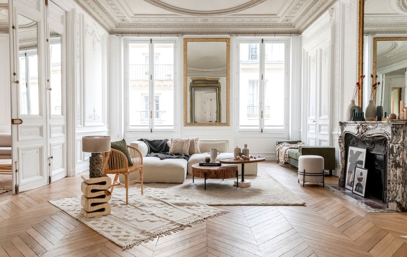 Inspiration Matteo Tables basses Marron / Beige Bois / marbre