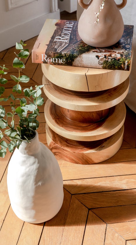 Inspiration Elea Beistelltische Naturbelassenes Holz Naturbelassenes Holz