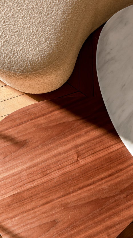 Inspiration SOLACE Tables basses Marron / Noir Bois / Métal