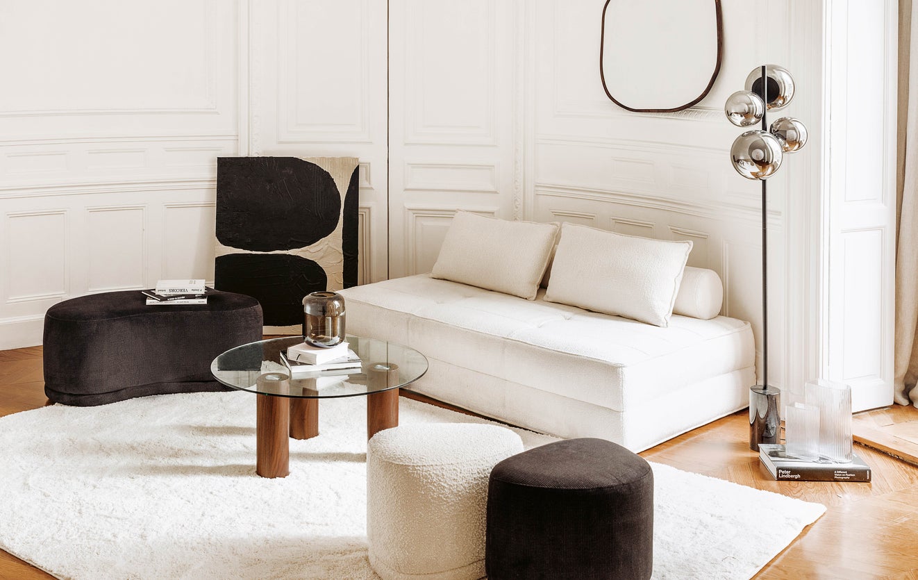 Inspiration ENZO Hocker & Poufs Ecru Bouclé