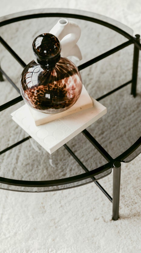 Inspiration Vittorio Tables basses Noir Verre / Métal