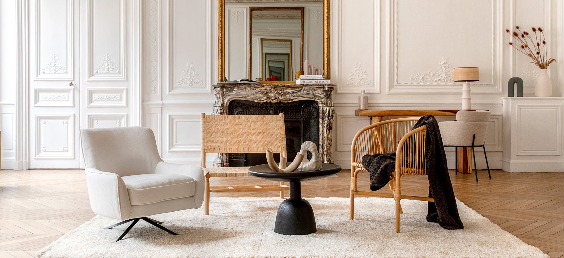 Inspiration Zenon Tables basses Noir Bois brulé
