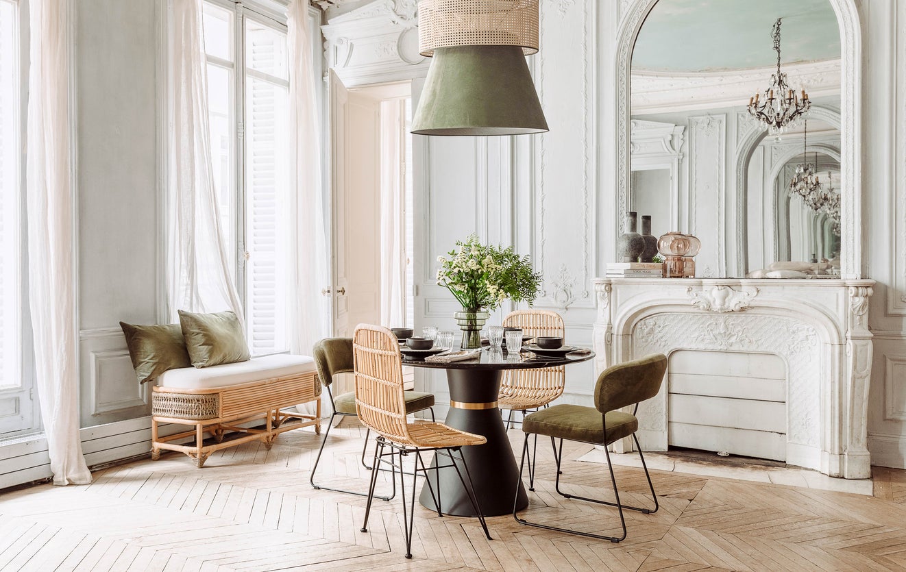 Inspiration Archie Chaises de salle à manger Naturelle Rotin