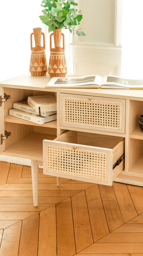 Inspiration LINCOLN Sideboards Natural Rattan wood / caning