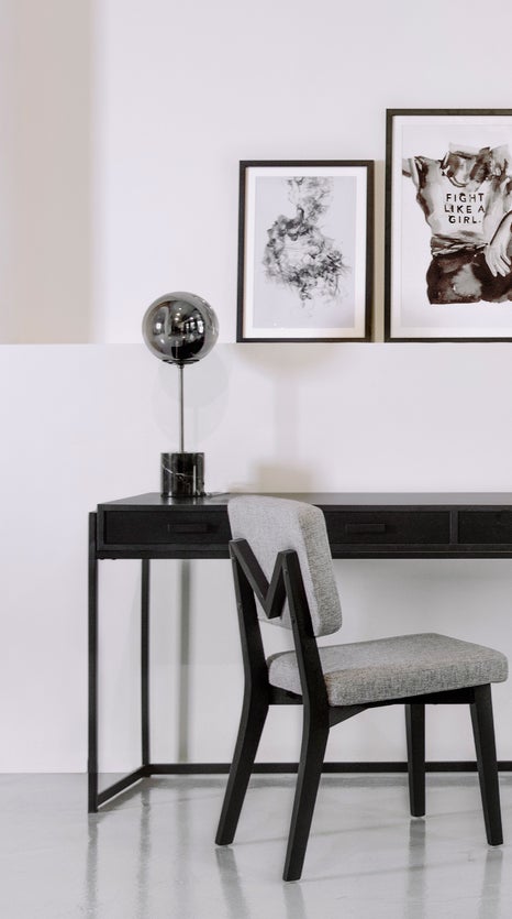 Inspiration BRUCE Konsolentische Braun Holz / Metall
