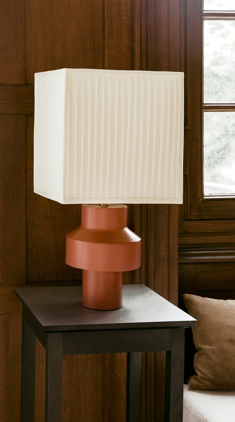 Inspiration Giglio Table lamps Red / White Wood / Fabric